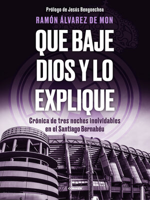 cover image of Que baje Dios y lo explique